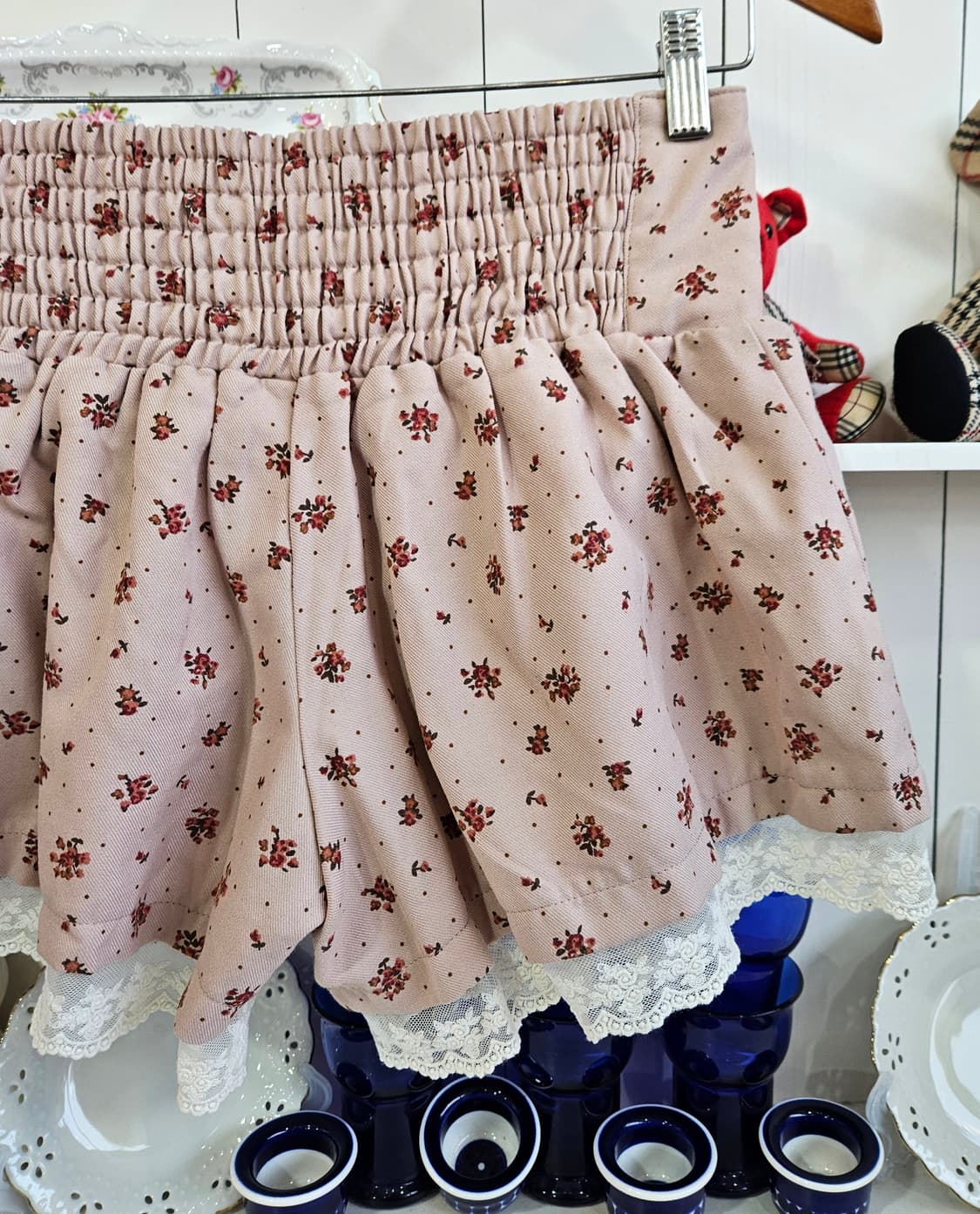 플라워 레이스 레이어드 코르셋 팬츠 상품이미지6