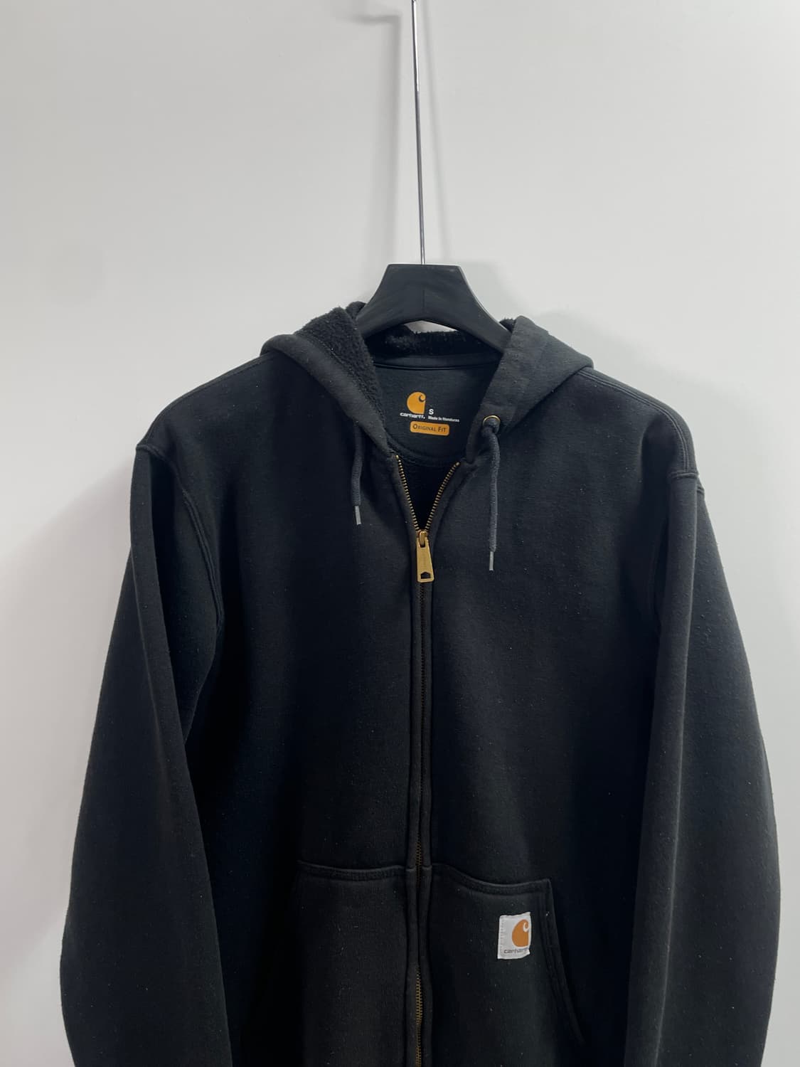 칼하트 블랙 써멀 후드집업 (on.686)   상품이미지2