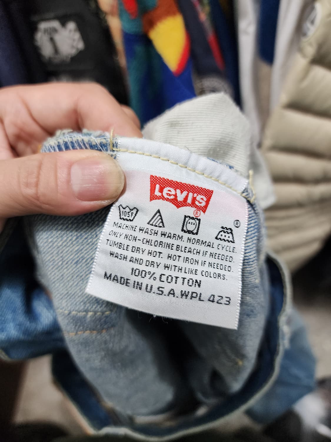 90s 리바이스 USA 501xx LVC 데님 상품이미지4