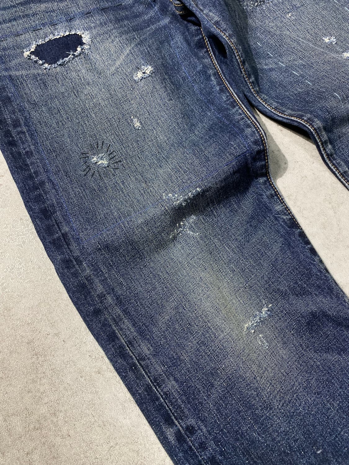[32] Levi's 505 리바이스 사시코 리페어 데님팬츠 상품이미지4