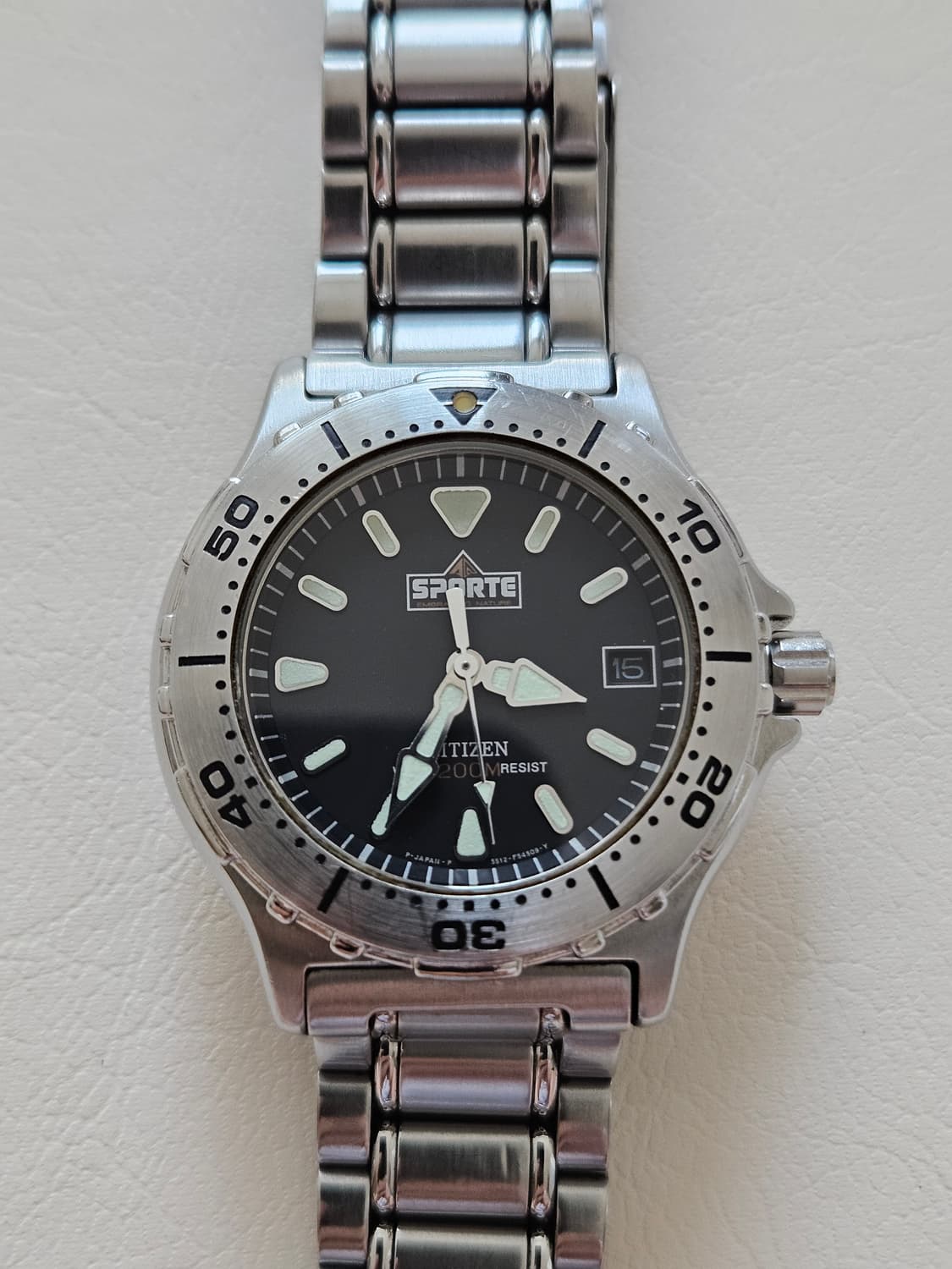 빈티지 시티즌 스포르테 메탈 남성 시계 상품이미지3