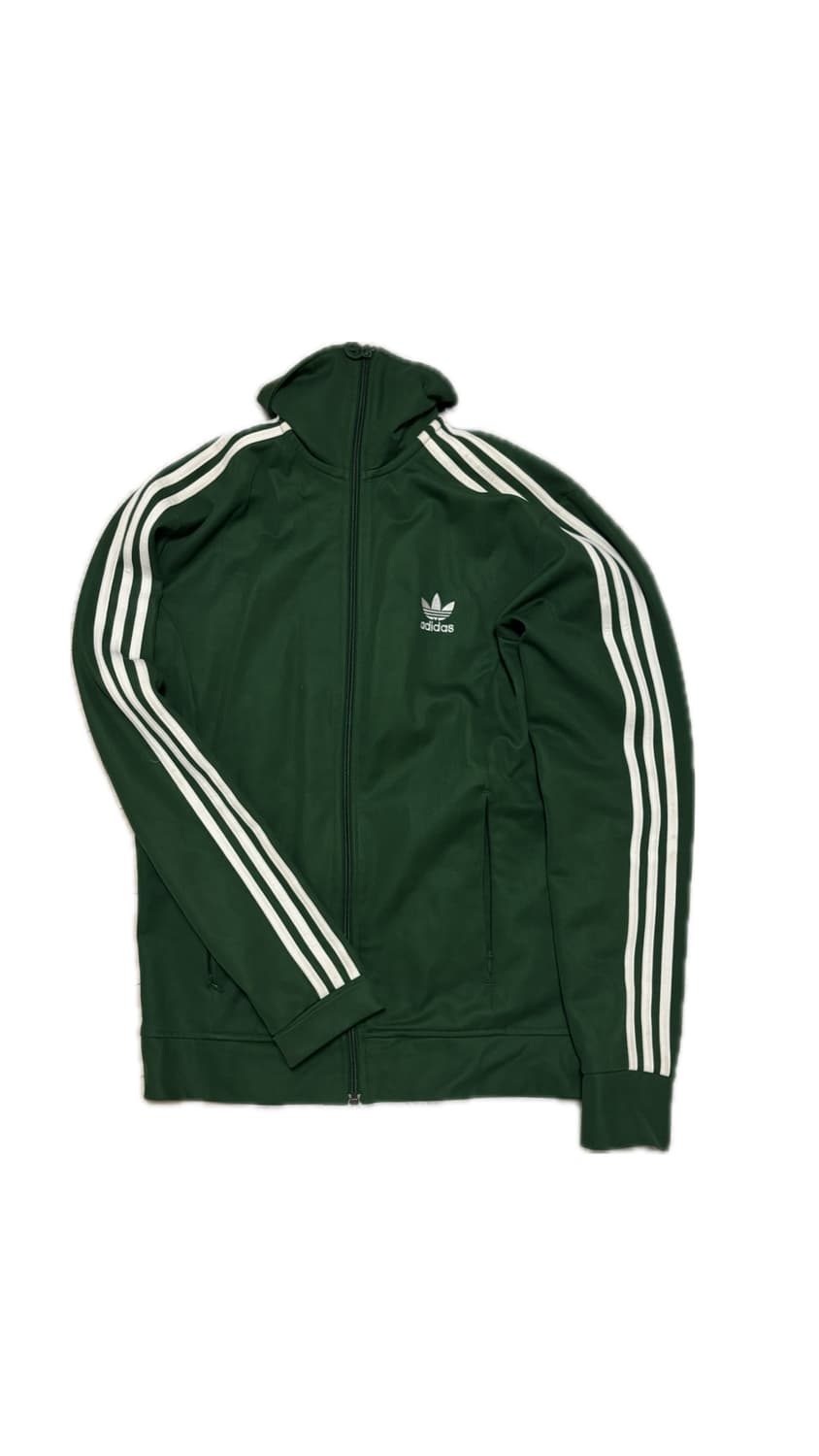 Y2K 아디다스 파이어버드 그린 집업 저지 갸루 레트로 상품이미지1