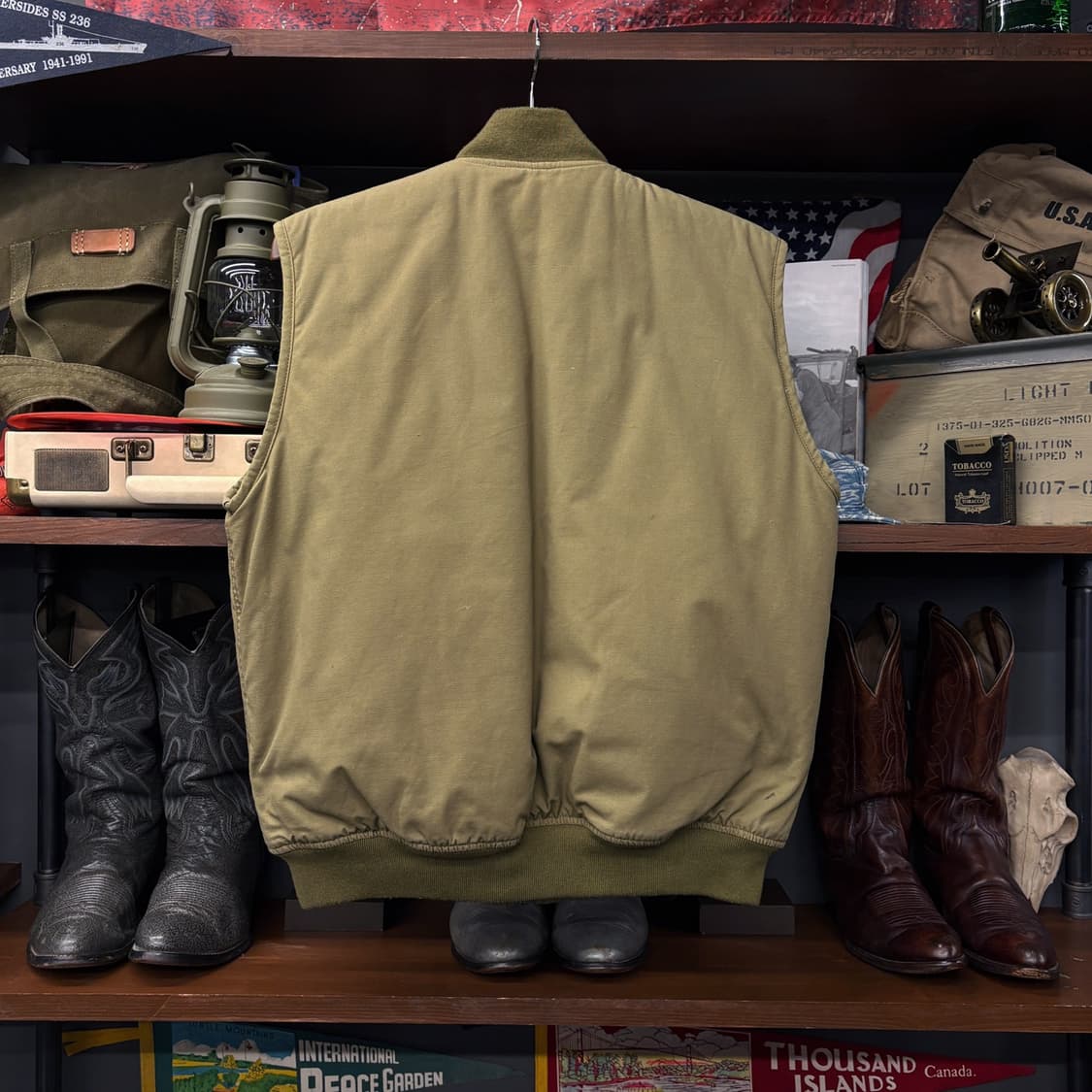 밀리터리 U.S 에어포스 MA-1 유틸리티 패디드 베스트 N338 상품이미지2