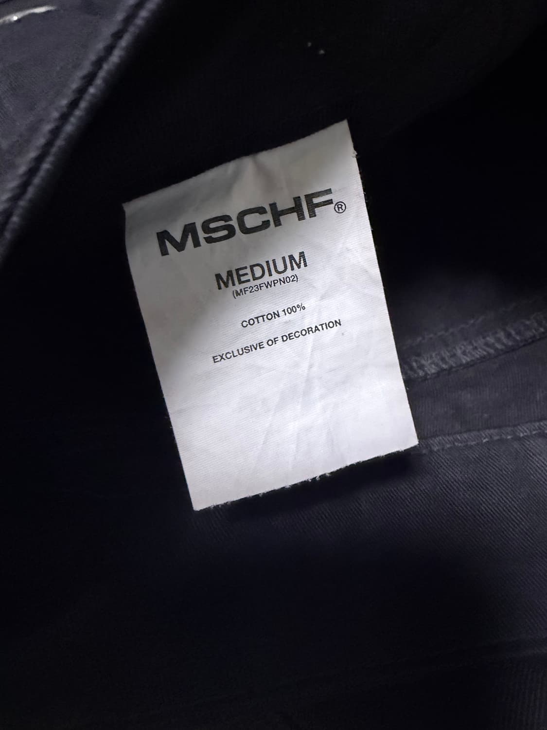 미스치프 에이프런 포켓 워크 팬츠 블랙 색상 M  상품이미지5