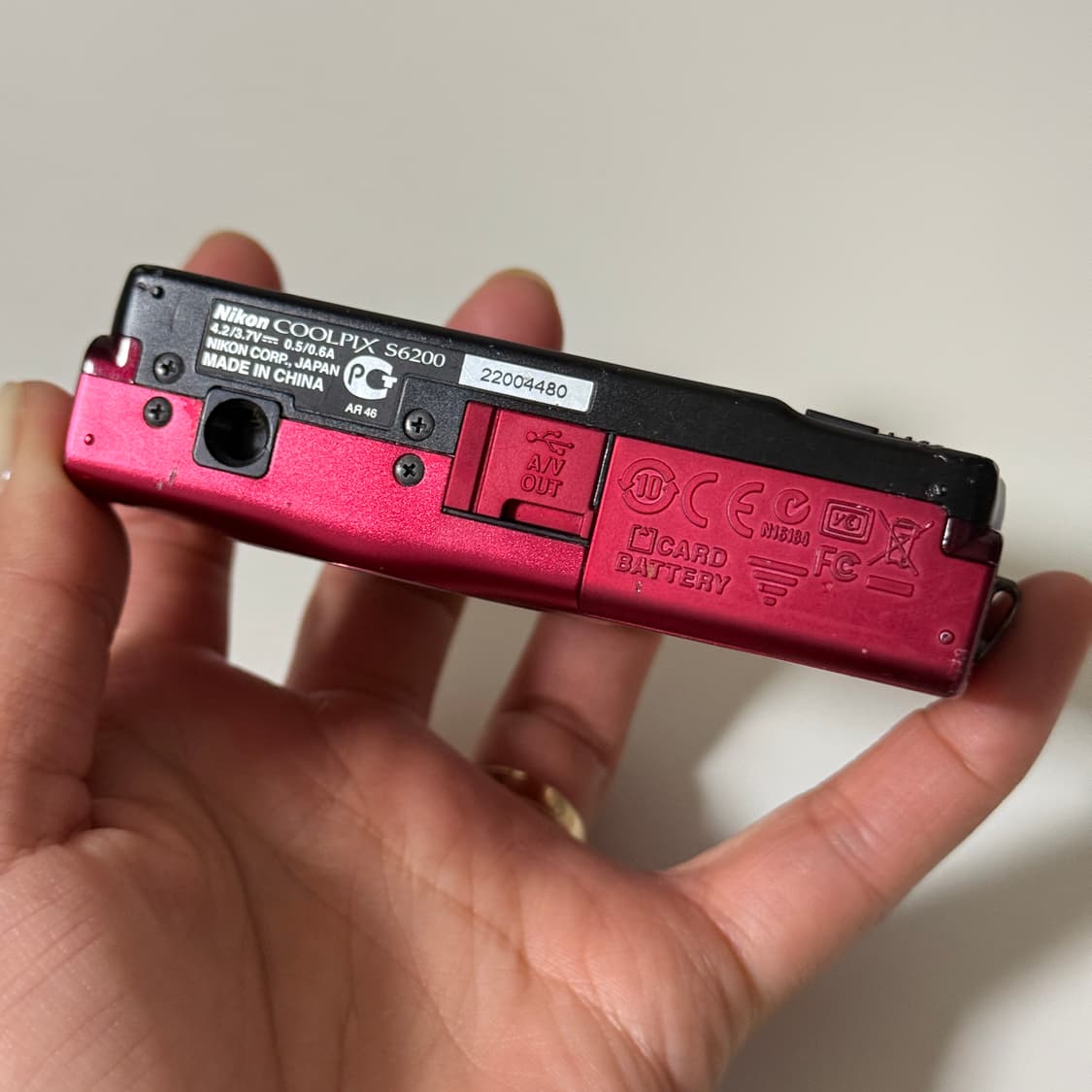 니콘 쿨픽스 s6200 빈티지 디카 디지털카메라 레드 상품이미지7