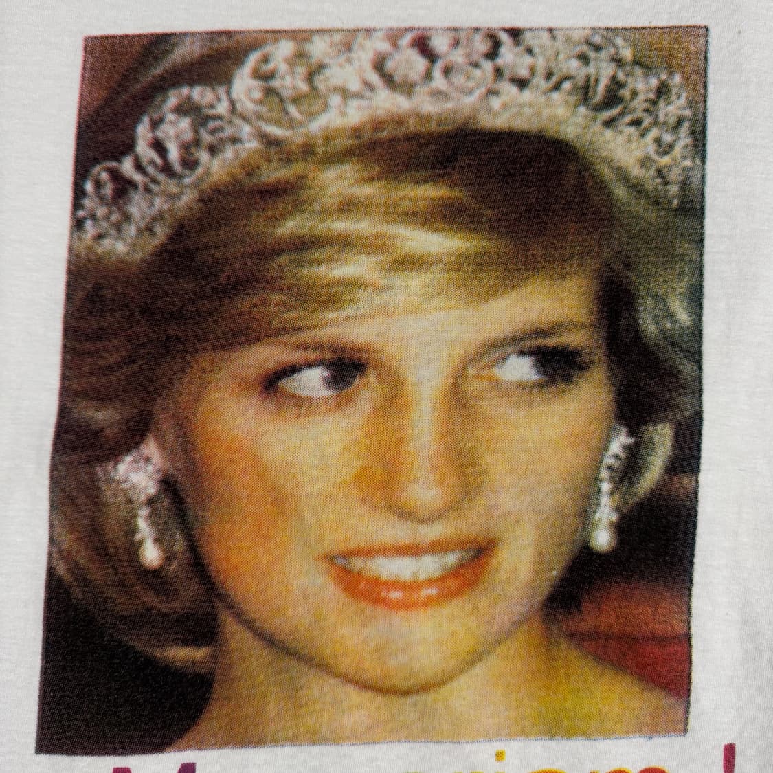 빈티지 90s Princess Diana 프린세스 다이아나 티셔츠 상품이미지4