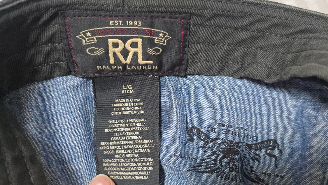 ​[정품/RRL] 인디고 코튼 워치 캡(머리둘레61cm) 상품이미지4