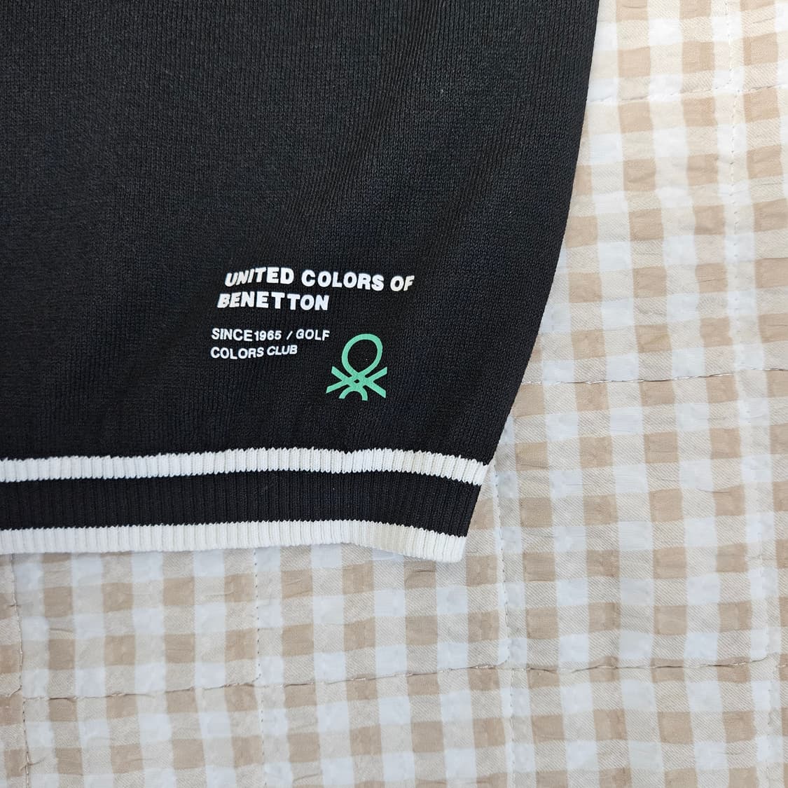 베네통 반소매 니트 카라티 남자100 상품이미지4