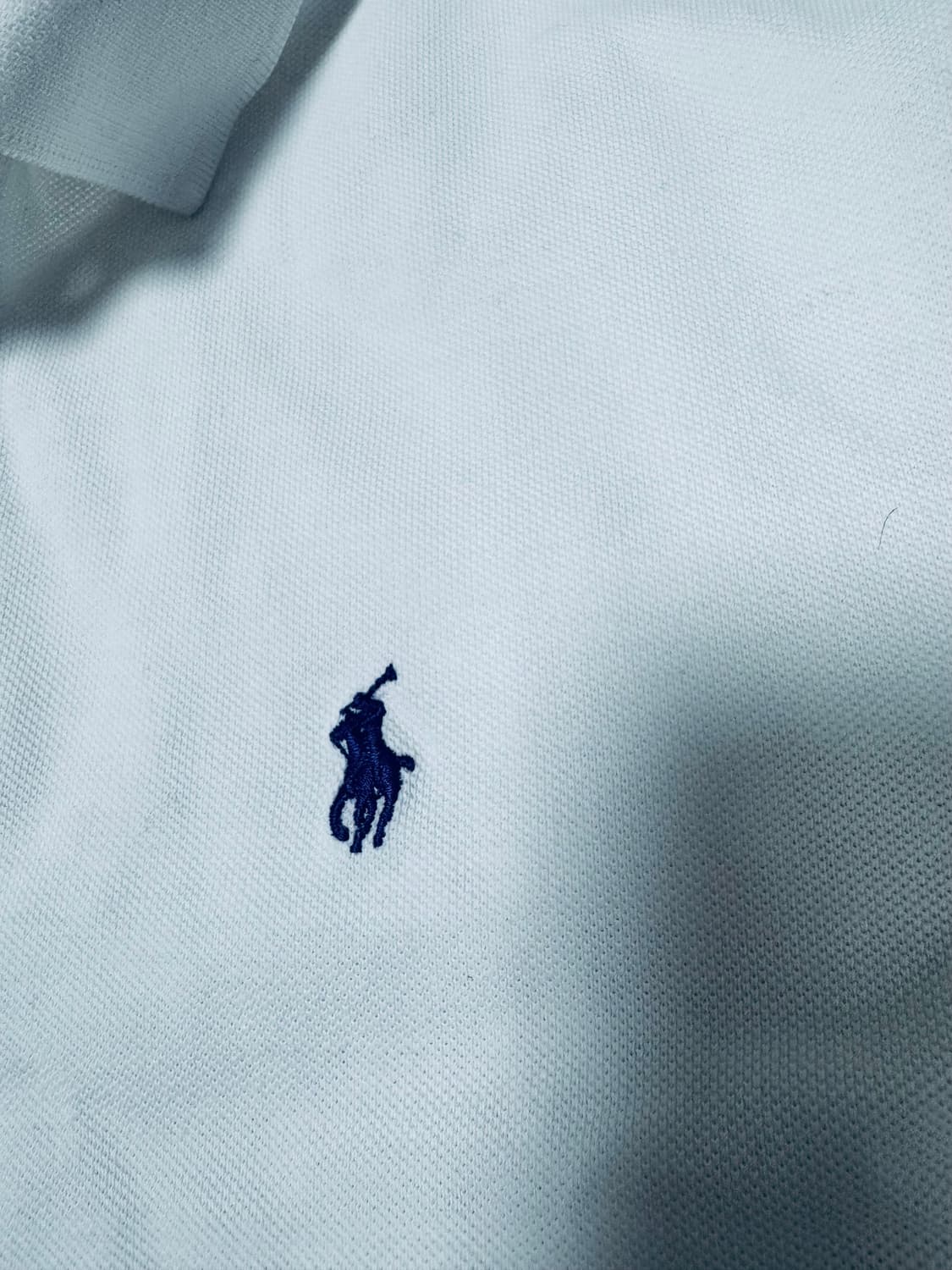 폴로 랄프로렌 화이트 카라티 M 상품이미지2