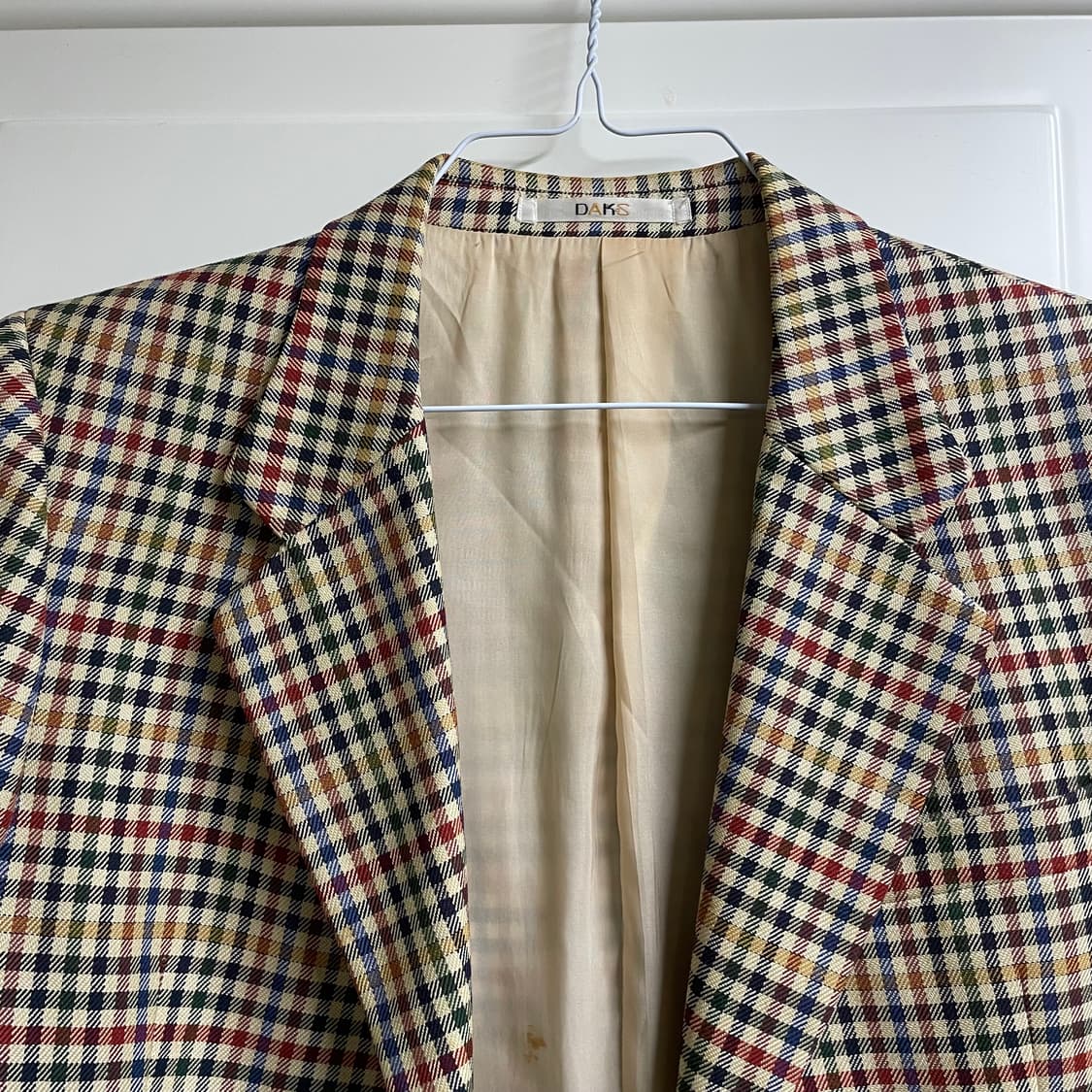 DAKS 클래식 체크 자켓 상품이미지4