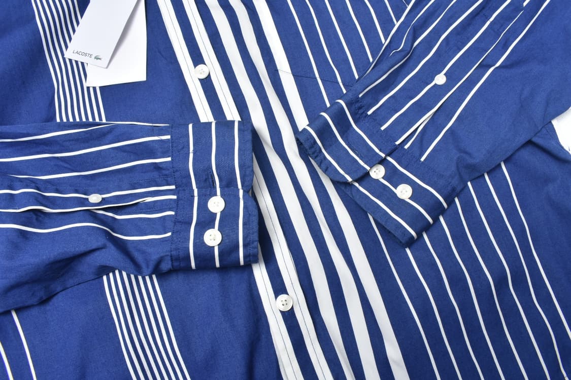 라코스테 스트라이프 셔츠 남방 M N0844 상품이미지5