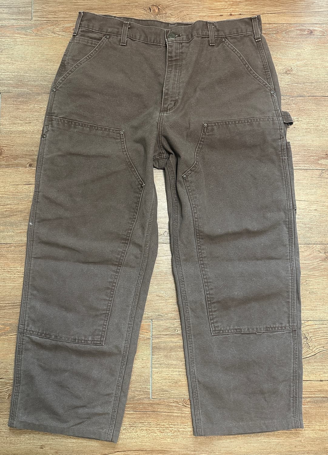 90~00s 칼하트 더블니 B136 CHT(체스트넛) 미제🇺🇸 상품이미지1