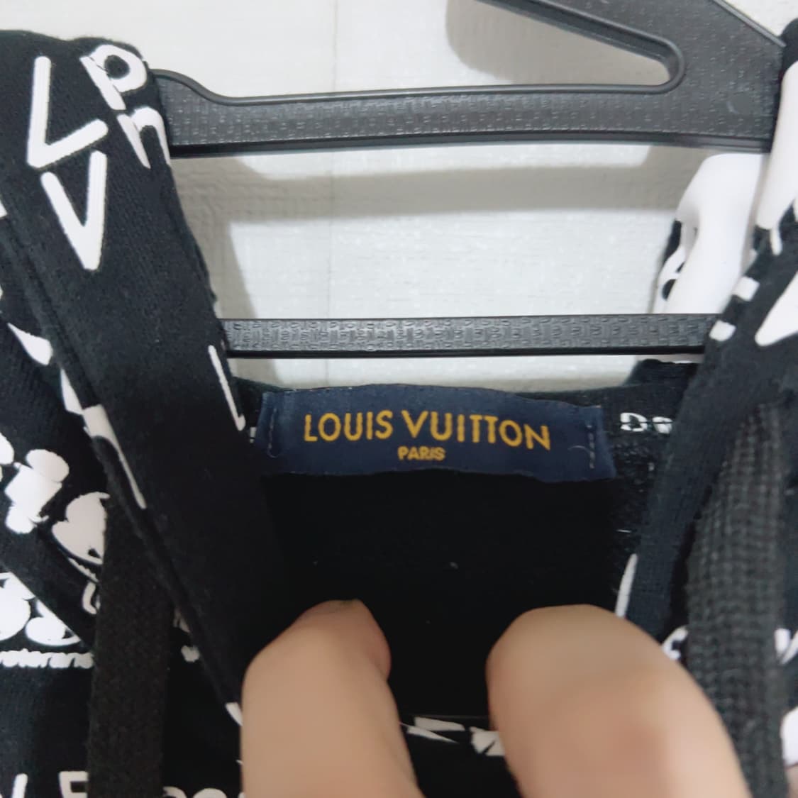 루이비통 프린팅 공용 후드티 상품이미지4