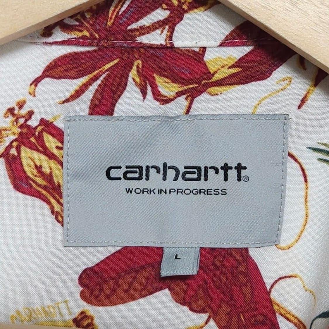 100 CARHARTT 칼하트WIP 하와이안 반팔 셔츠 여름 상품이미지7