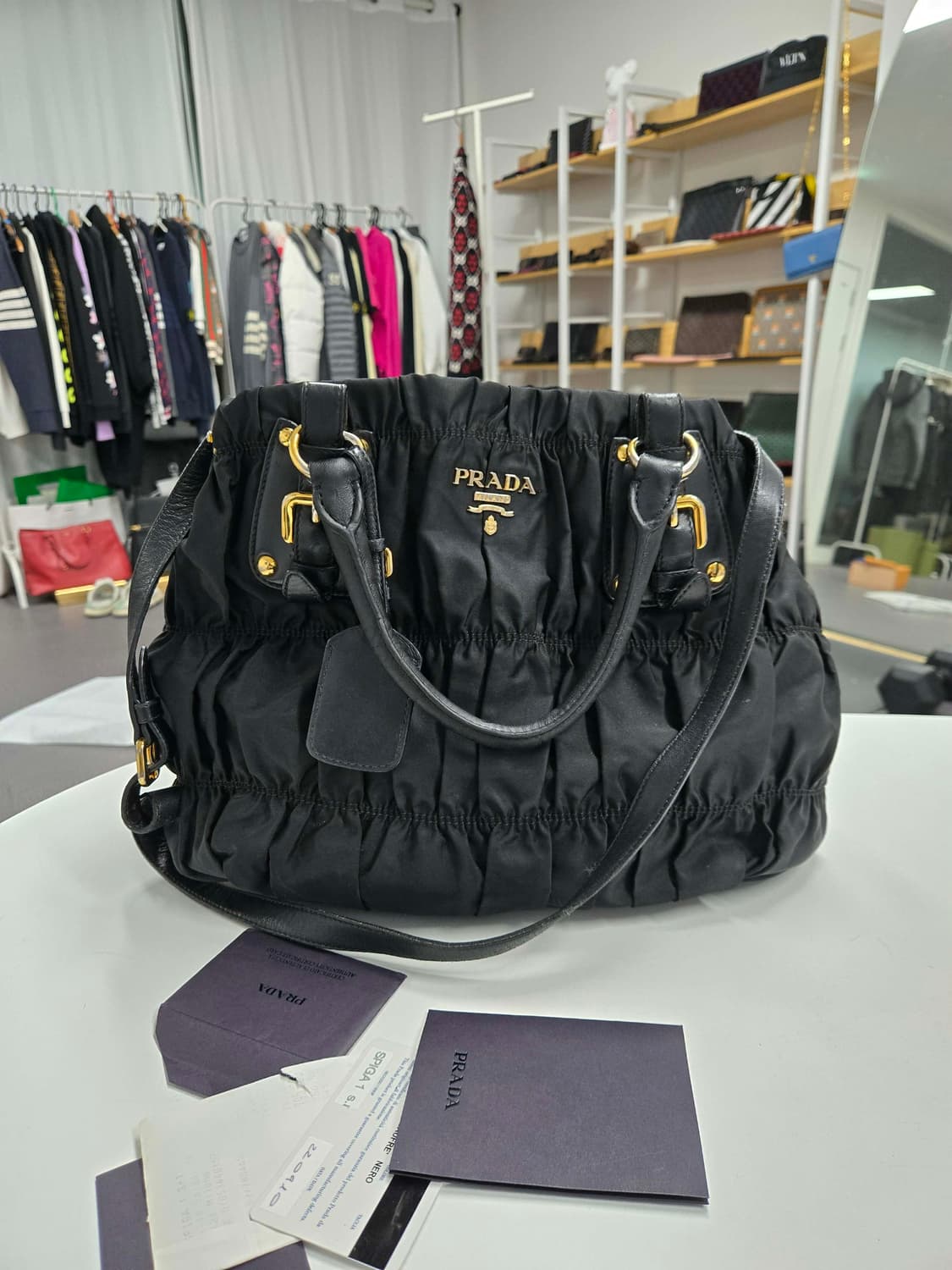 [A급컨디션]프라다 고프레백 상품이미지1