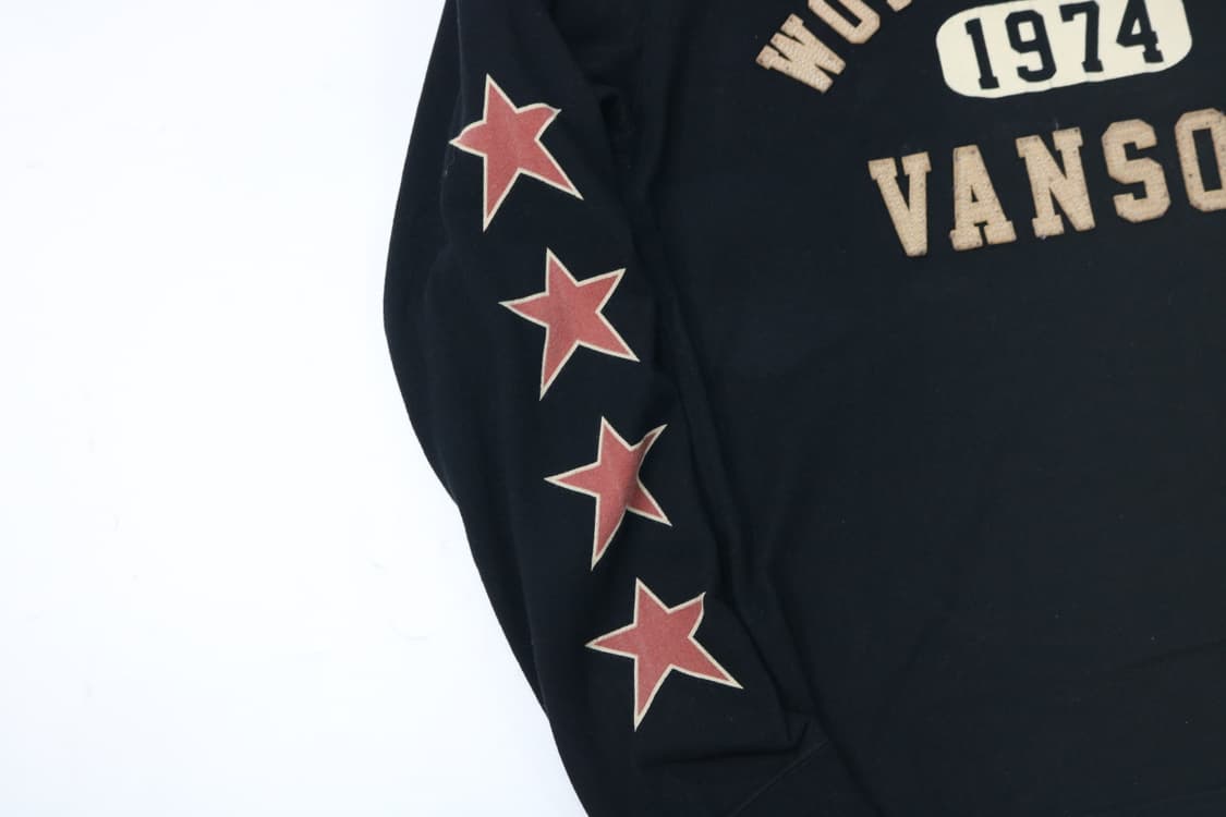 VANSON 밴슨 40주년 기념 스타 그래픽 롱 슬리브 티셔츠 (S) 상품이미지5