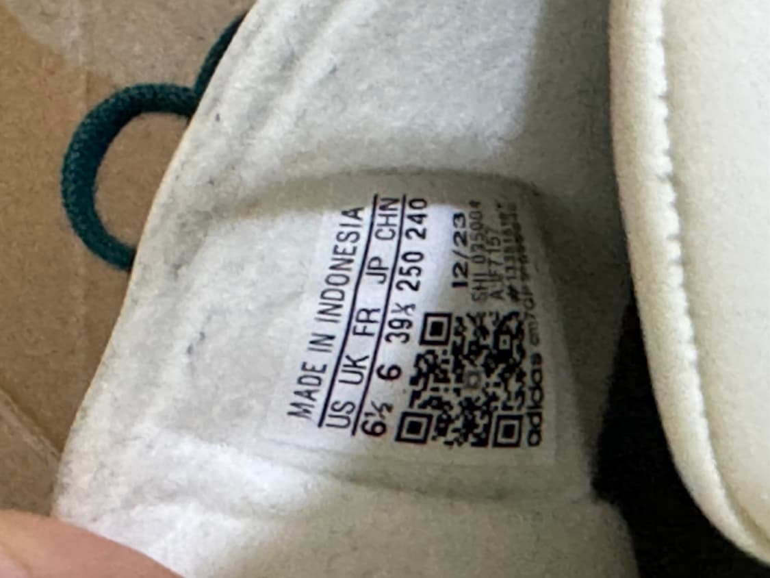 여성_아디다스 가젤 스웨이드 그린 240mm 상품이미지7