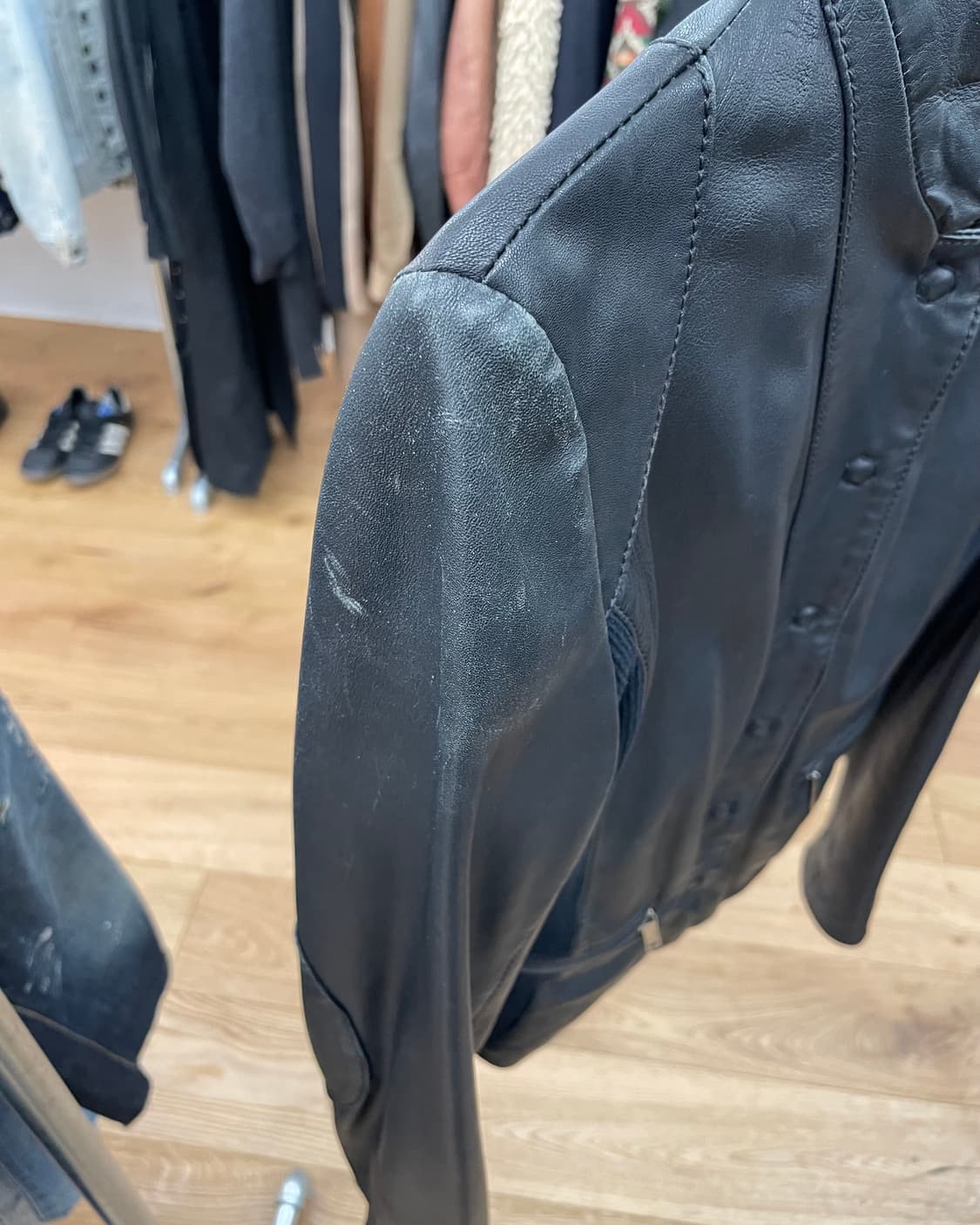 [XS] 엠포리오 아르마니 레더 자켓 상품이미지6