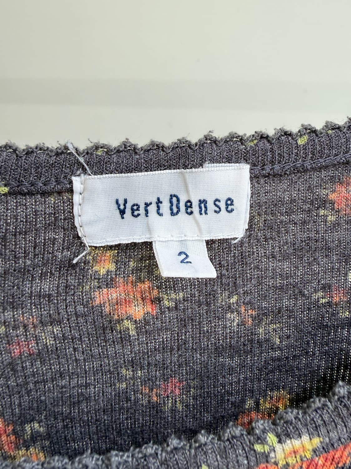 VERT DENSE (Made in Japan) 플로랄 롱슬리브  상품이미지7