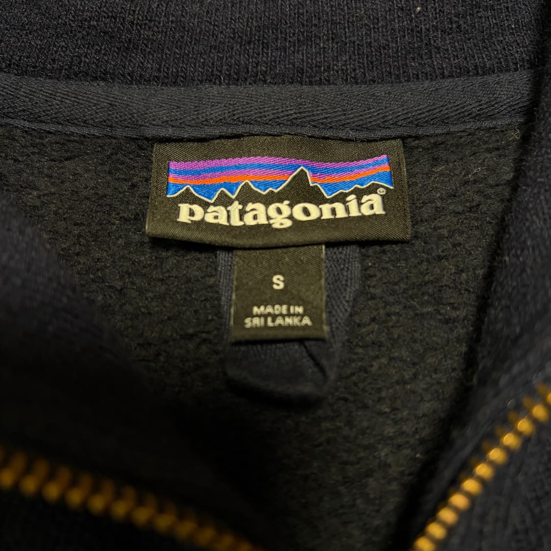 파타고니아 딥네이비 하프집업 니트(남녀공용) 상품이미지4