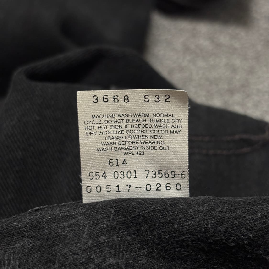 00s 빈티지 리바이스 517 블랙 허리45cm 상품이미지9