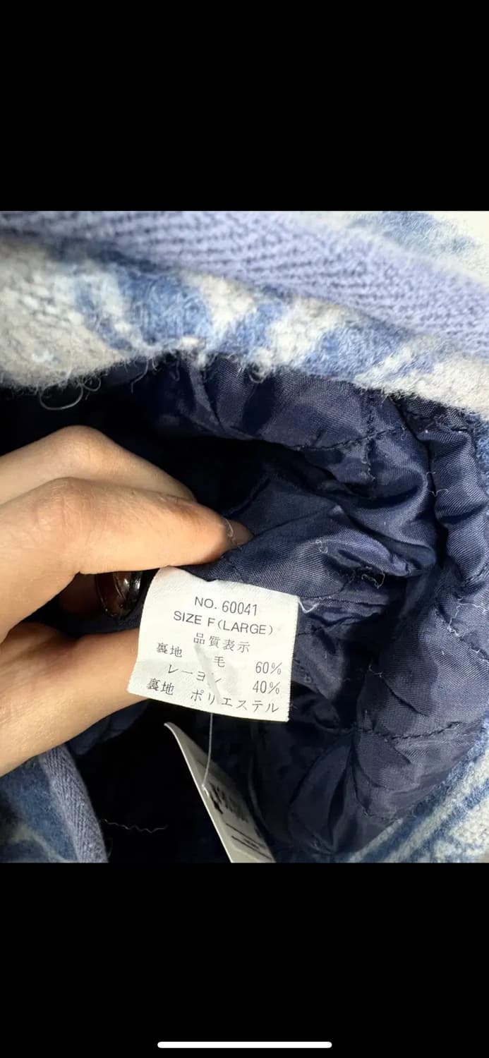 JPN 빈티지 울 패턴 버튼 에닉스 자켓 H2237 상품이미지7