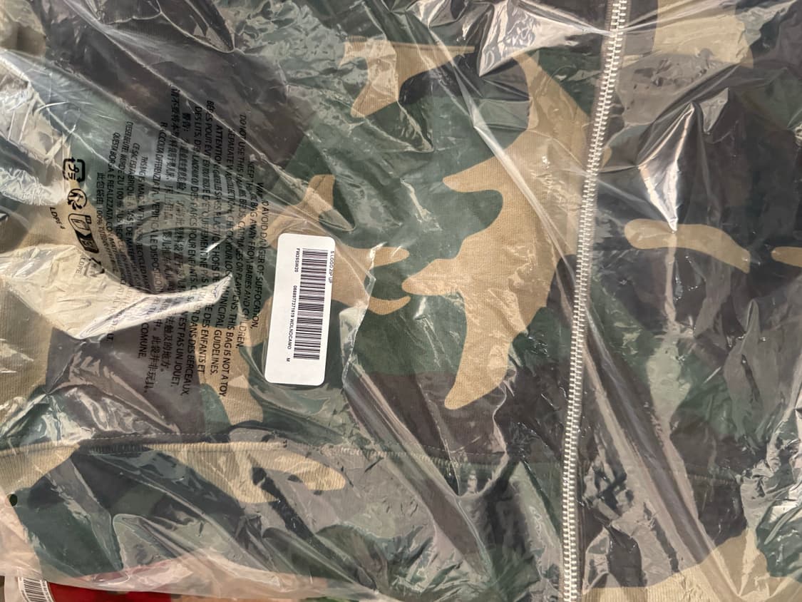 슈프림 카모 S로고 후드 M 새상품 판매해요 상품이미지3