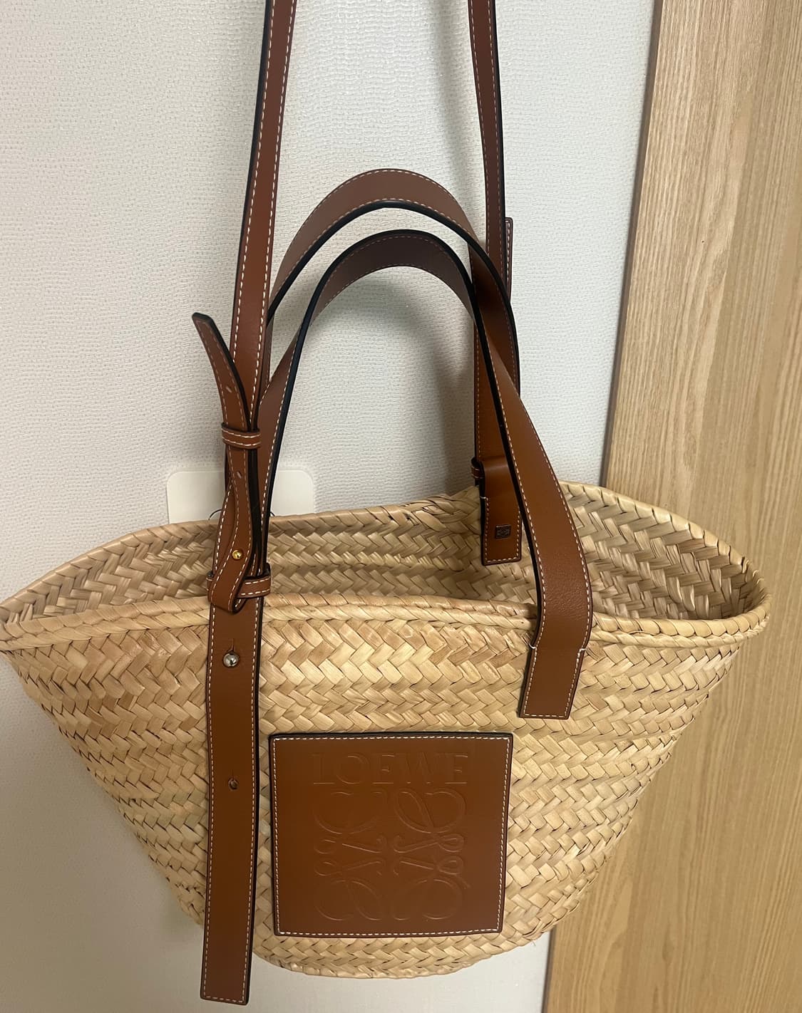 로에베 바스켓백 라피아 카프스킨  상품이미지4
