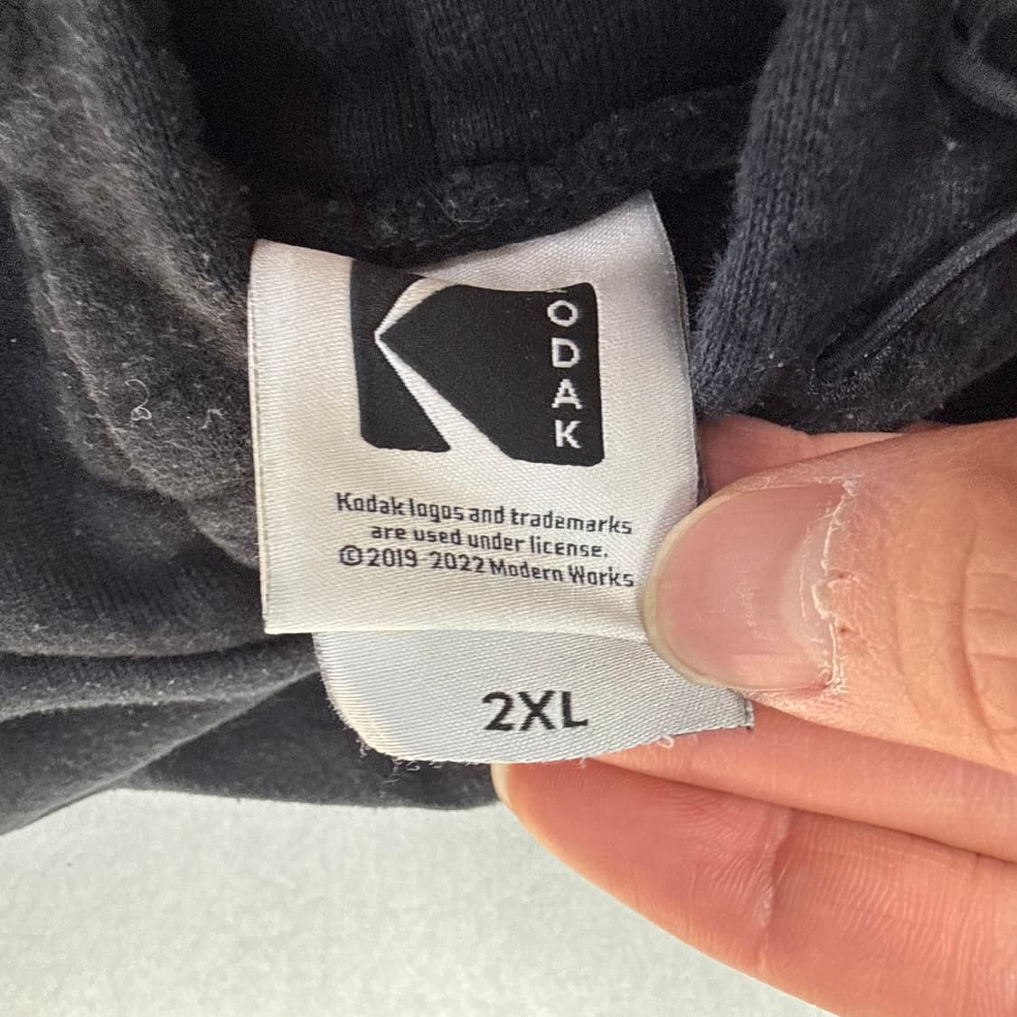 2XL 코닥 메일러 그래픽 후드티 0310T 상품이미지3