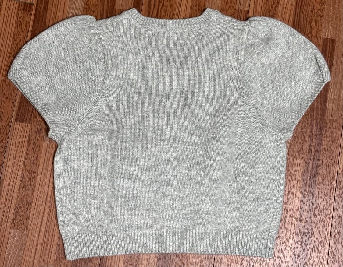 틸아이다이 Tie set half sleeve cardigan_Gray 상품이미지3