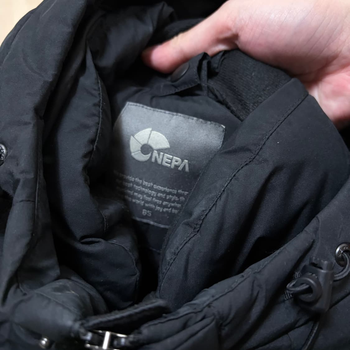 네파 여성 덕다운 후드 롱패딩 XS/85  상품이미지6