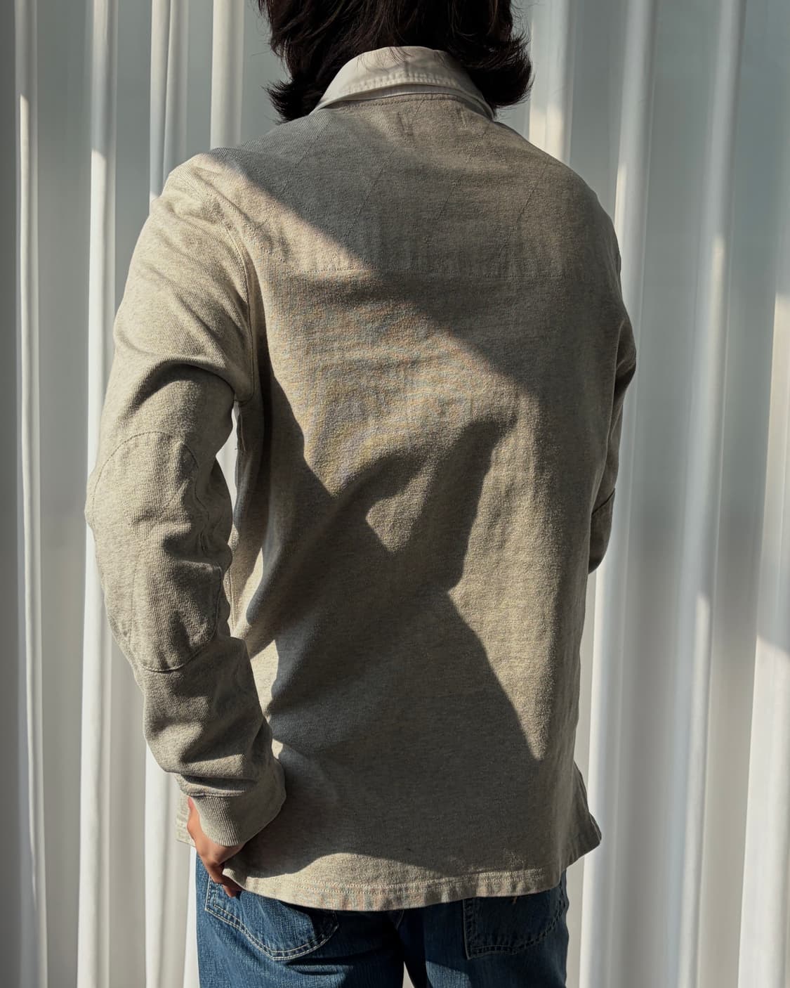 [L]폴로 랄프로렌 엘보 패치 럭비 티셔츠 상품이미지2