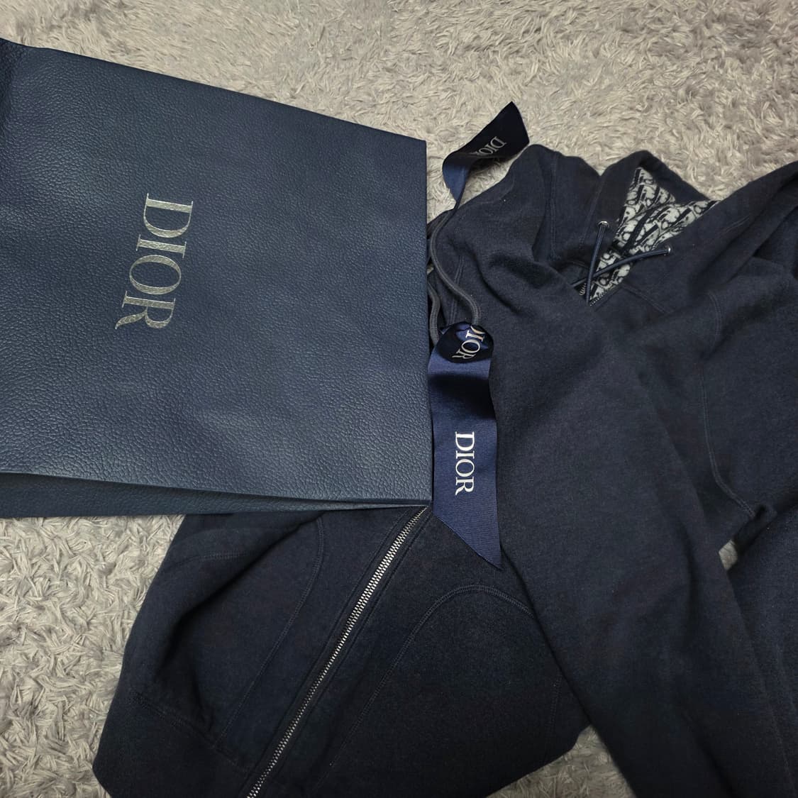 {클로젯}[M][풀구성]디올 캐시미어 오블리크 후드집업 상품이미지10