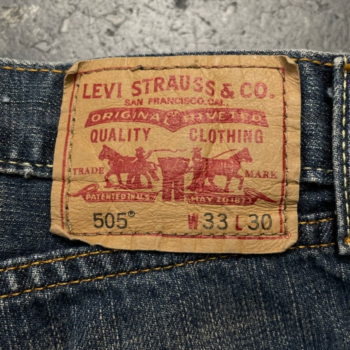 33 리바이스 505 스트레이트핏 청바지  상품이미지5