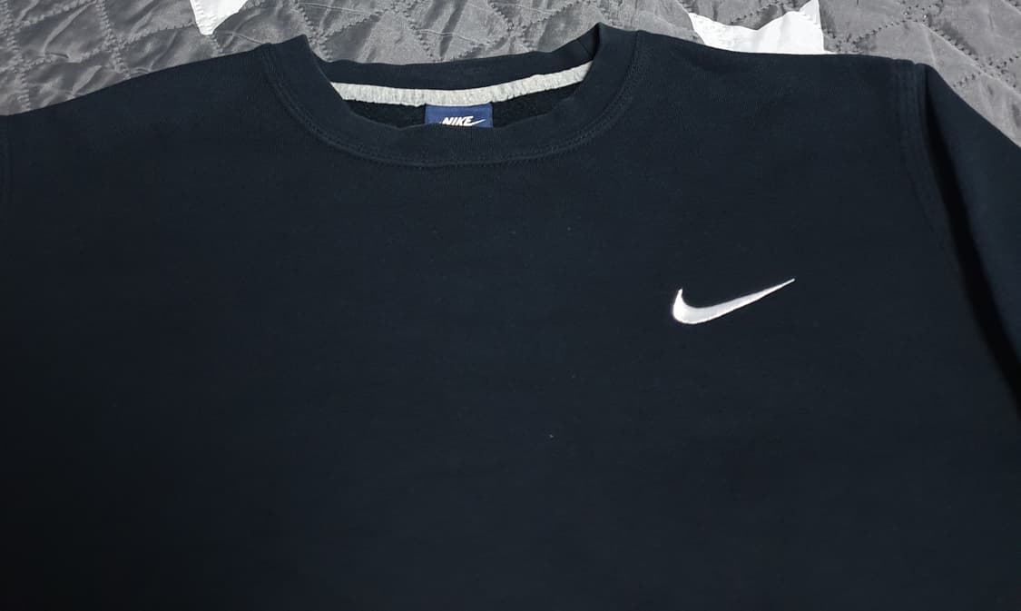 나이키 스우시 크루 기모맨투맨 블랙 (L) 상품이미지2