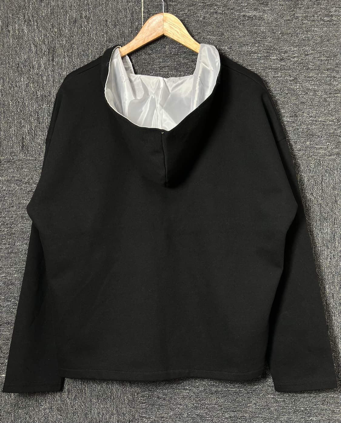 X:ORDINARY 검정 후드티 50 상품이미지2