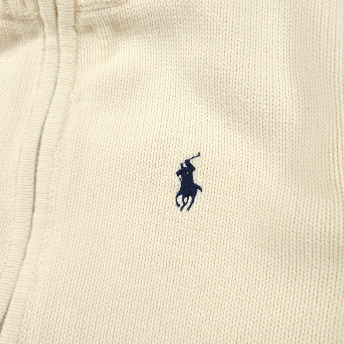(여성XS)폴로 랄프로렌 포인트 케이블 니트 아이보리 상품이미지3