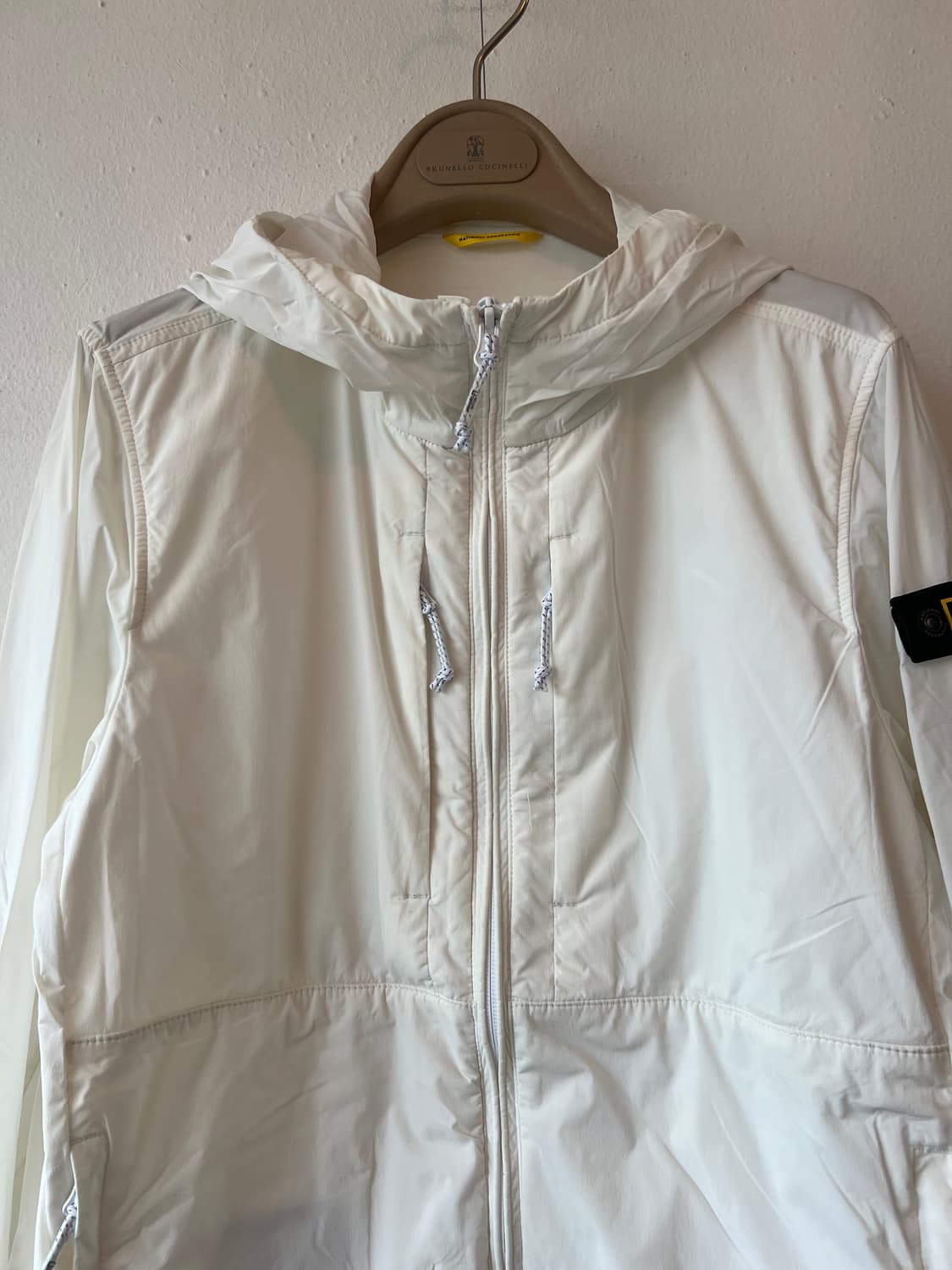 내셔널지오그래픽 키즈 아이보리윈드브레이커 바람막이후드점퍼 상품이미지1