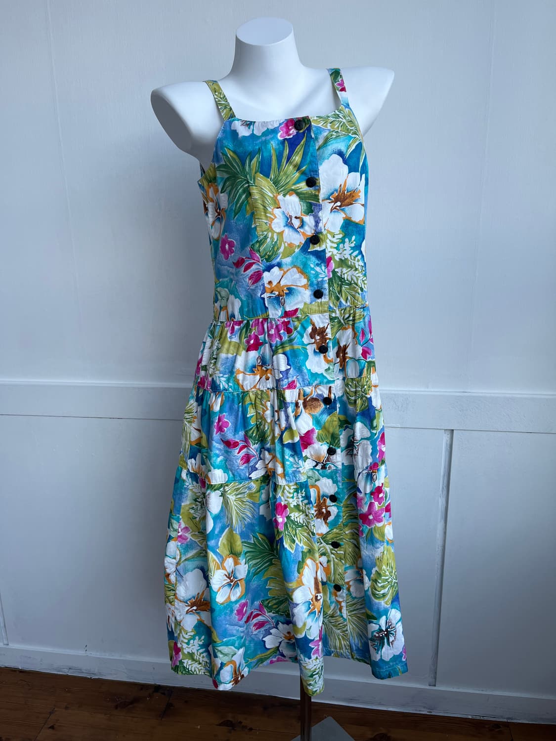 Morning Lake 플라워 민소매 원피스 상품이미지1