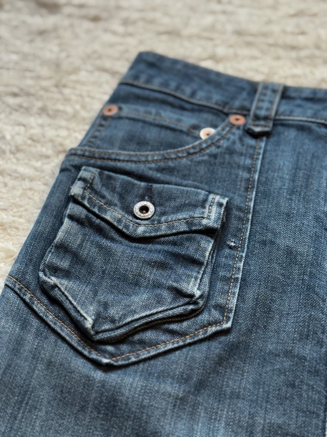 Pockets Denim Midi Skirt 0264 상품이미지4