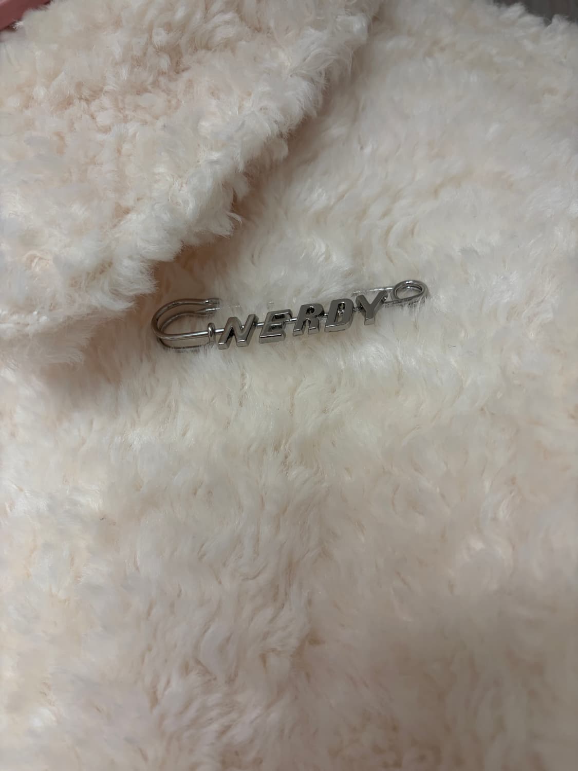 널디 퍼 자켓 아이보리 상품이미지2