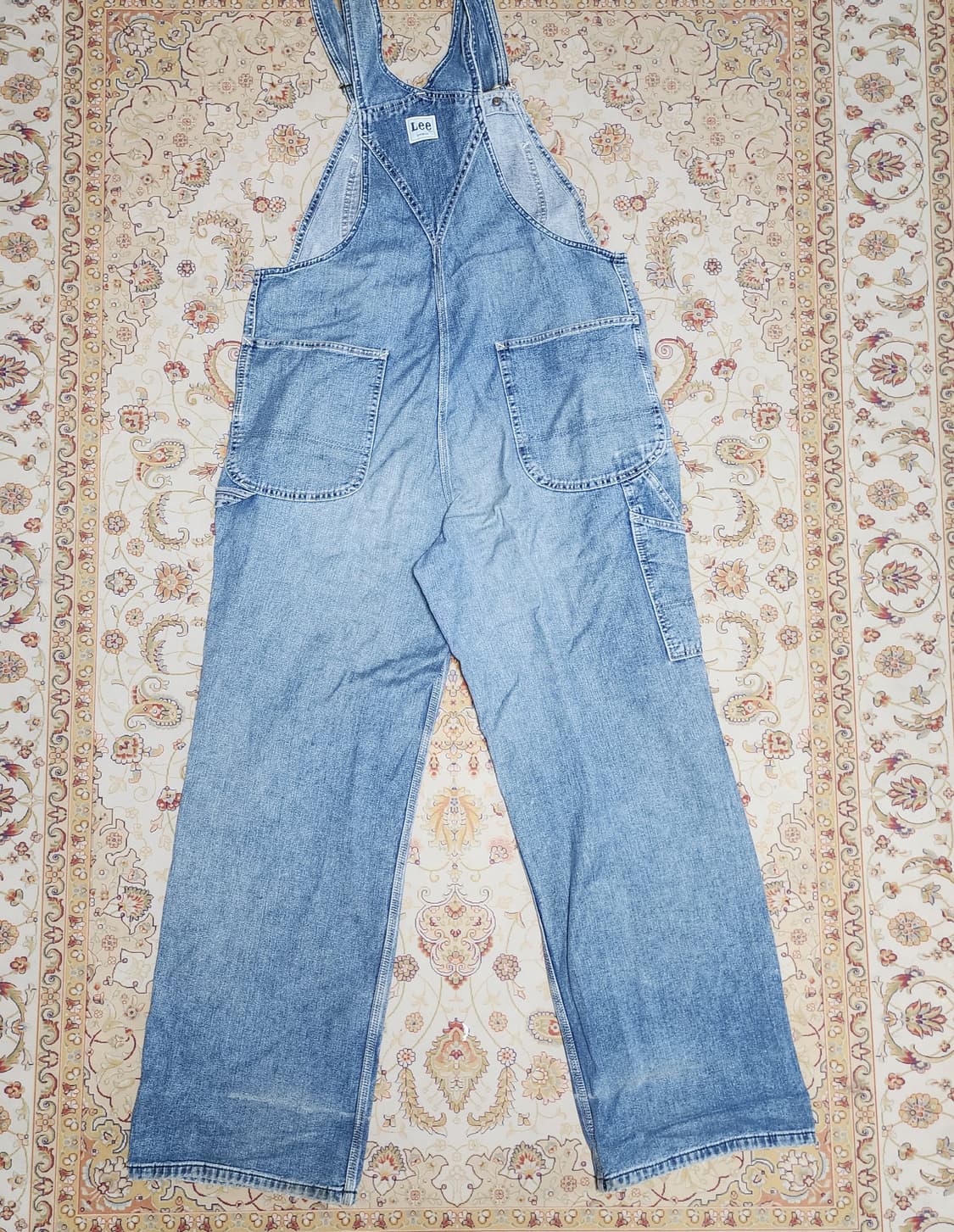 일본) LEE 오버롤 카펜터 빅사이즈 멜빵바지 36 상품이미지3