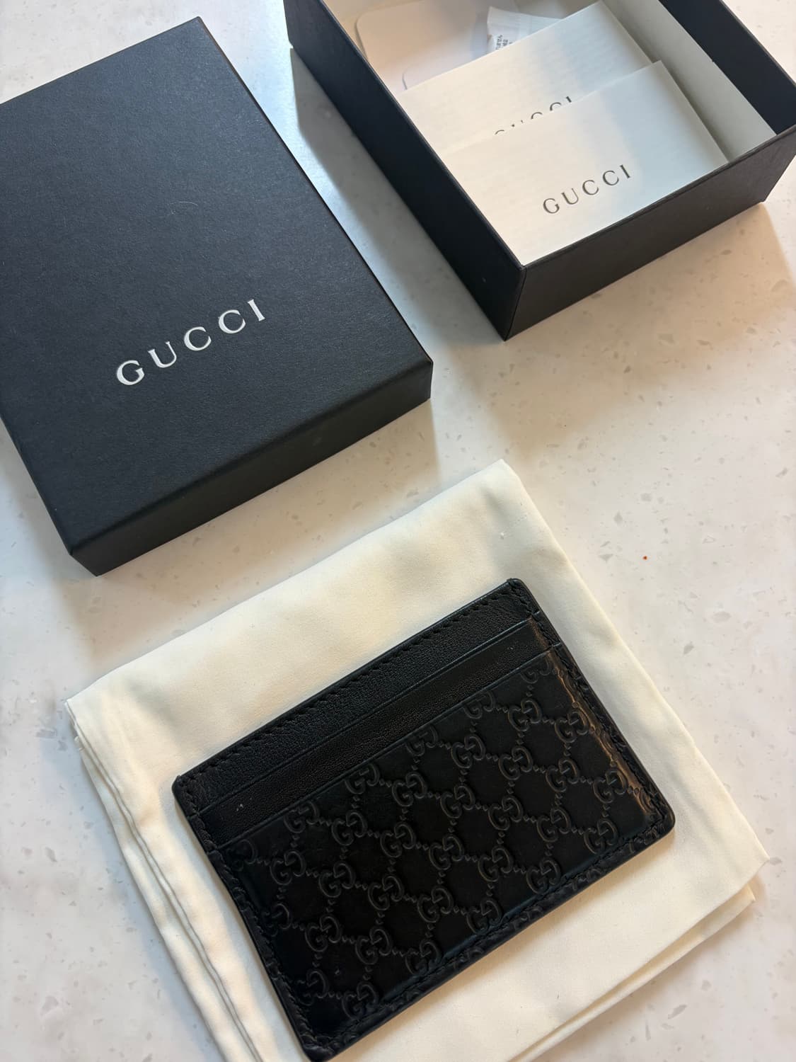 구찌 마이크로시마 정품카드지갑 풀구성 상품이미지3