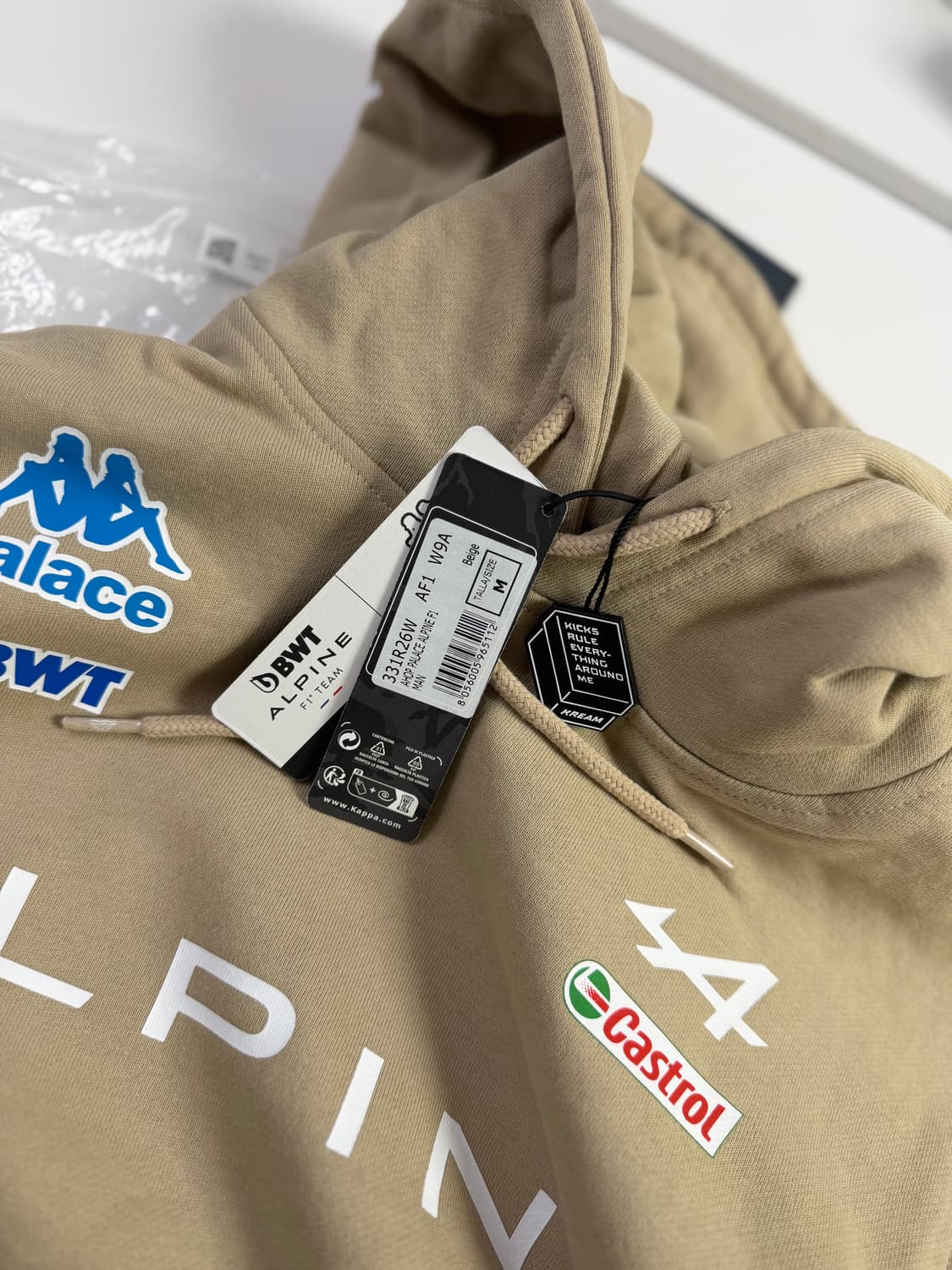 [새상품]팔라스 Alpine F1 Team 후드티 M 상품이미지5