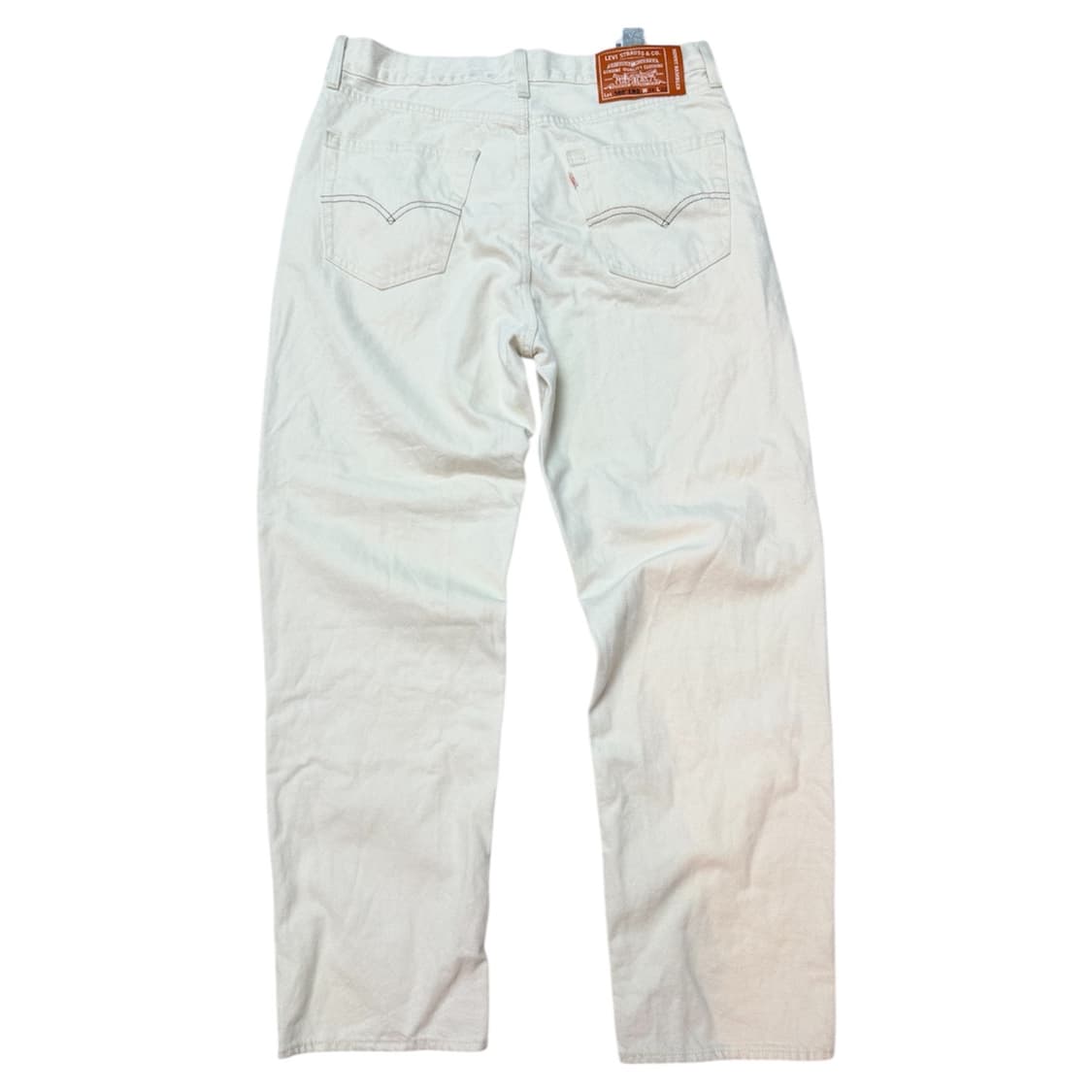 [34X32] 리바이스 568 아이보리 크림진 와이드핏 상품이미지1