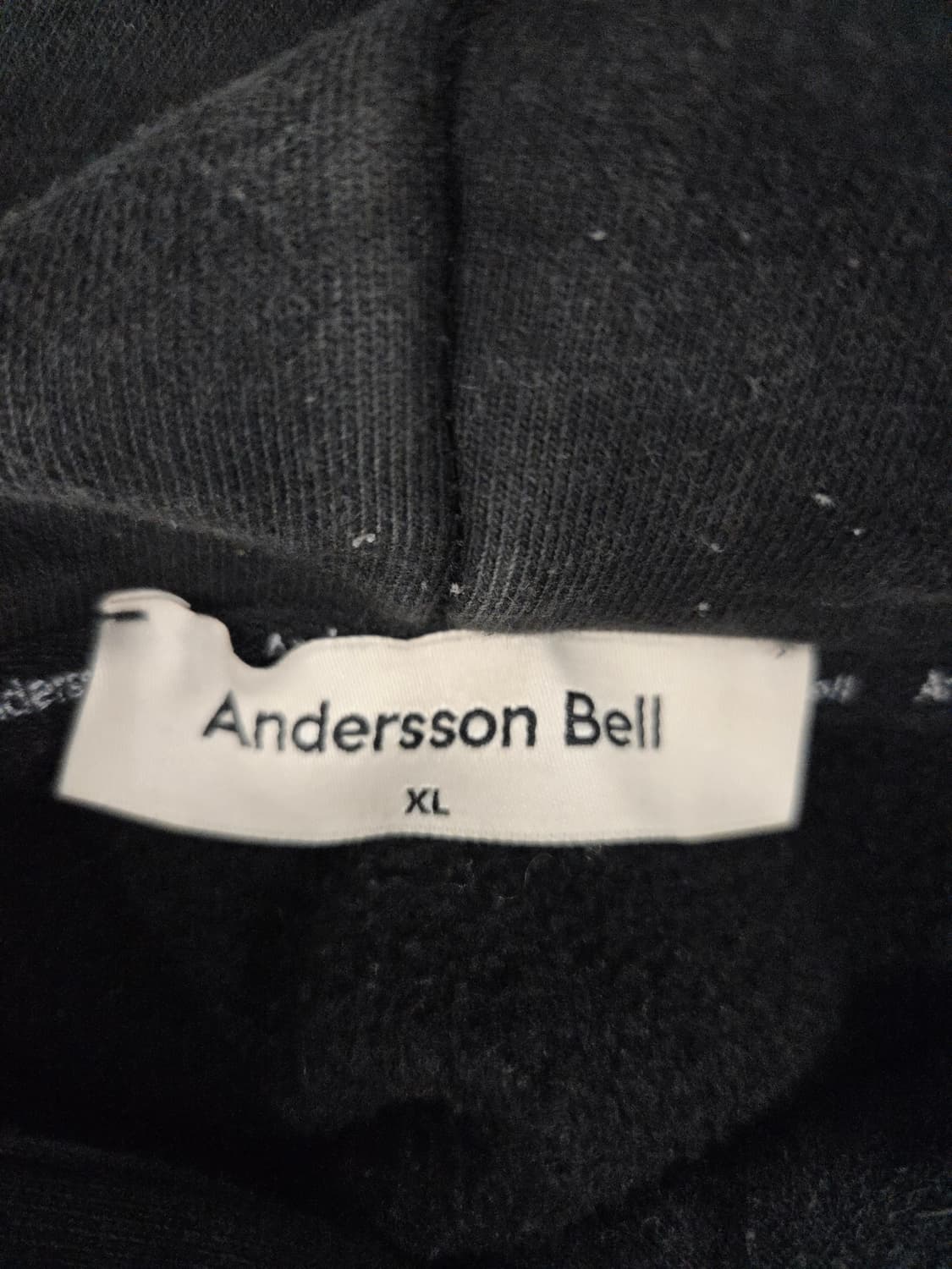 앤더슨밸 블랙 후드티셔츠_L 상품이미지8