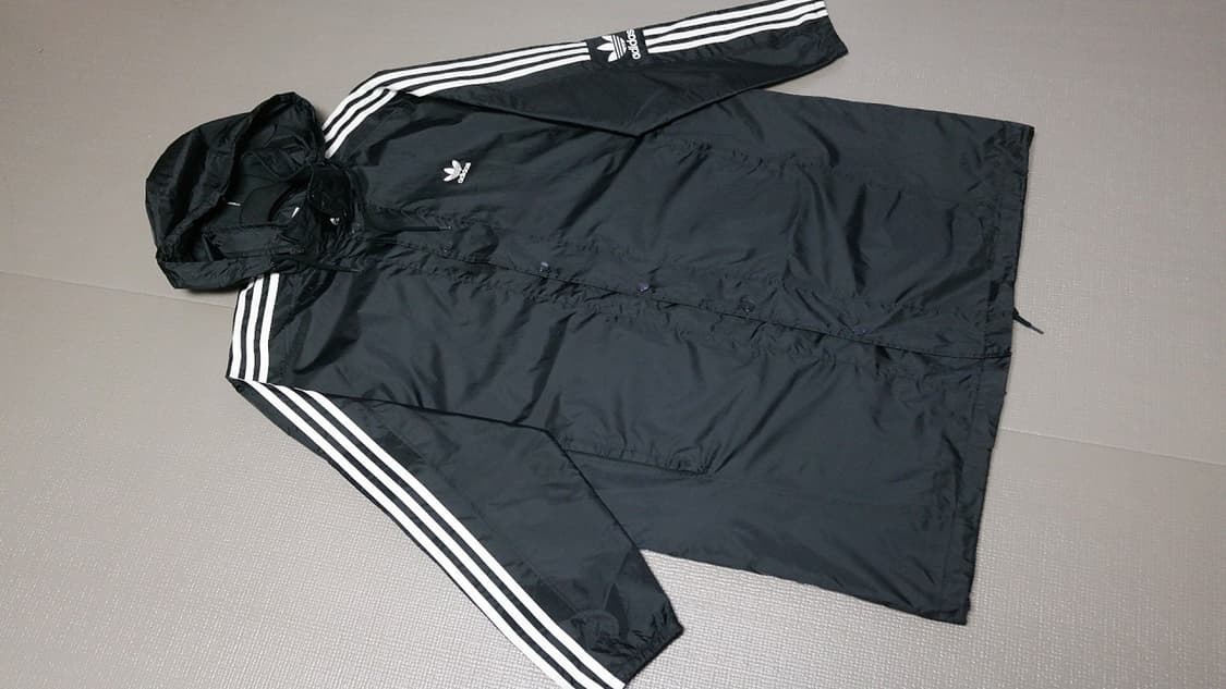 아디다스 롱 윈드브레이커 블랙 빅사이즈 2XL 상품이미지3