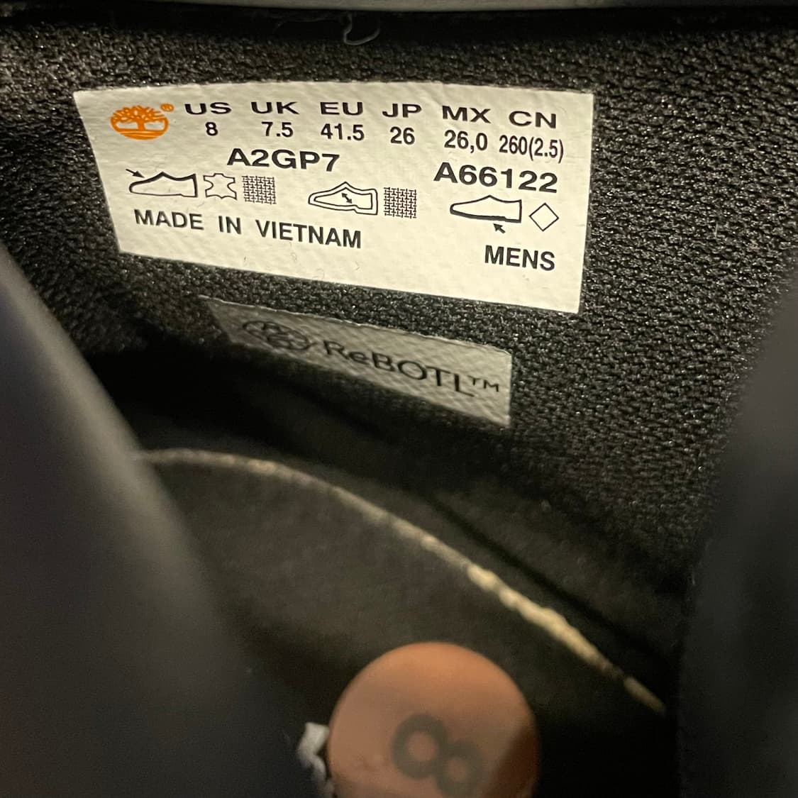 팀버랜드 6인치 리보틀 네이비 부츠   상품이미지6