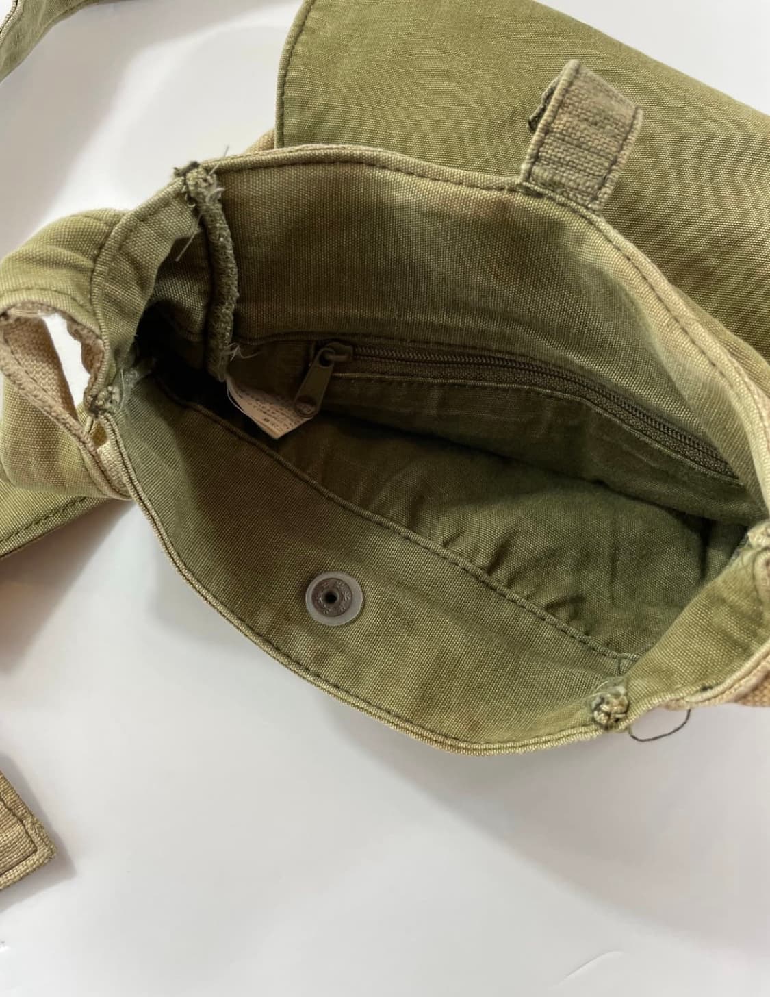 빈티지 밀리터리 캔버스 크로스백 상품이미지6