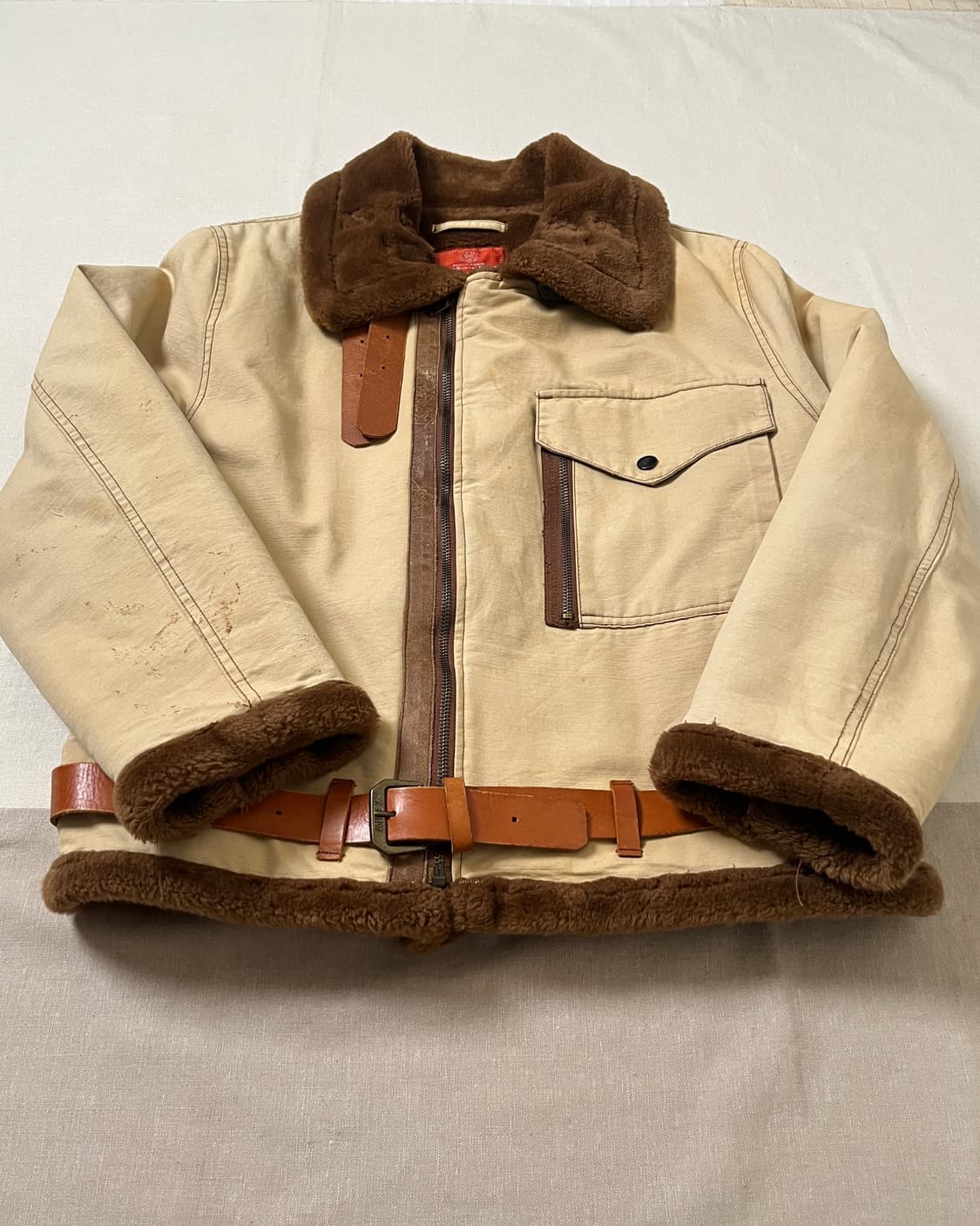 아비렉스 캔버스 b-3 플라이트 자켓 avirex 봄버 상품이미지4